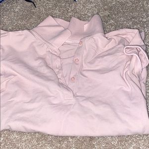 light pink collared shirt